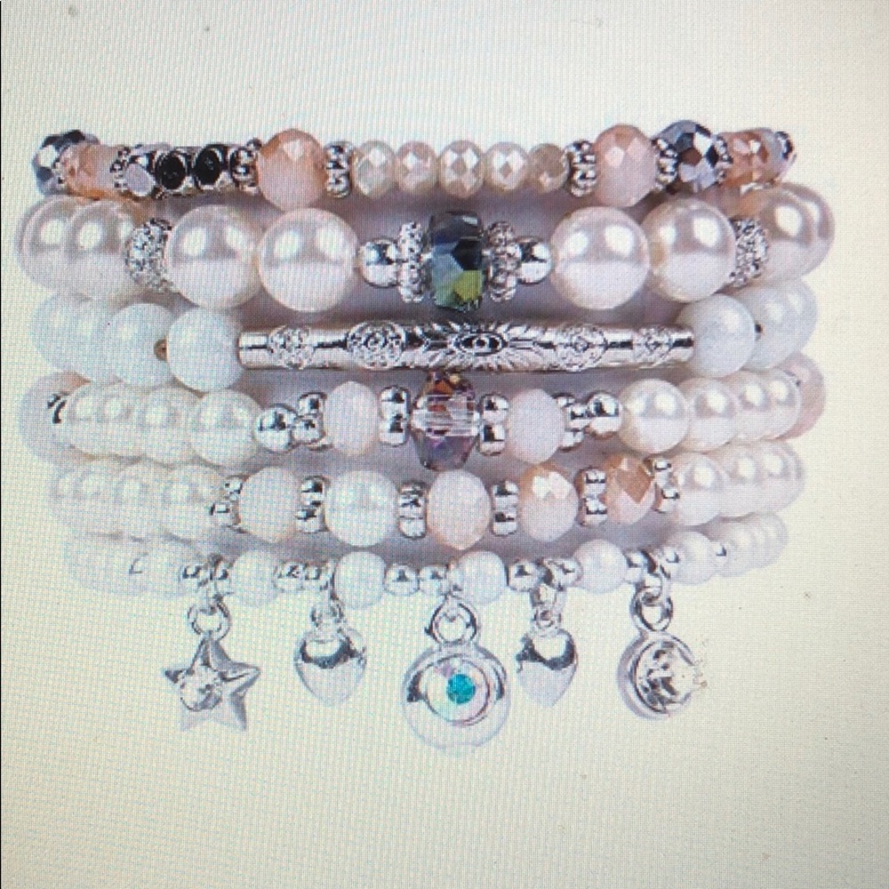 Boho Multi Strand Pearl Bracelets